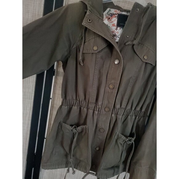 Utility Military Gorpcore Basic Army Green Jacket | Buffalo Outerwear Small - Picture 4 of 9